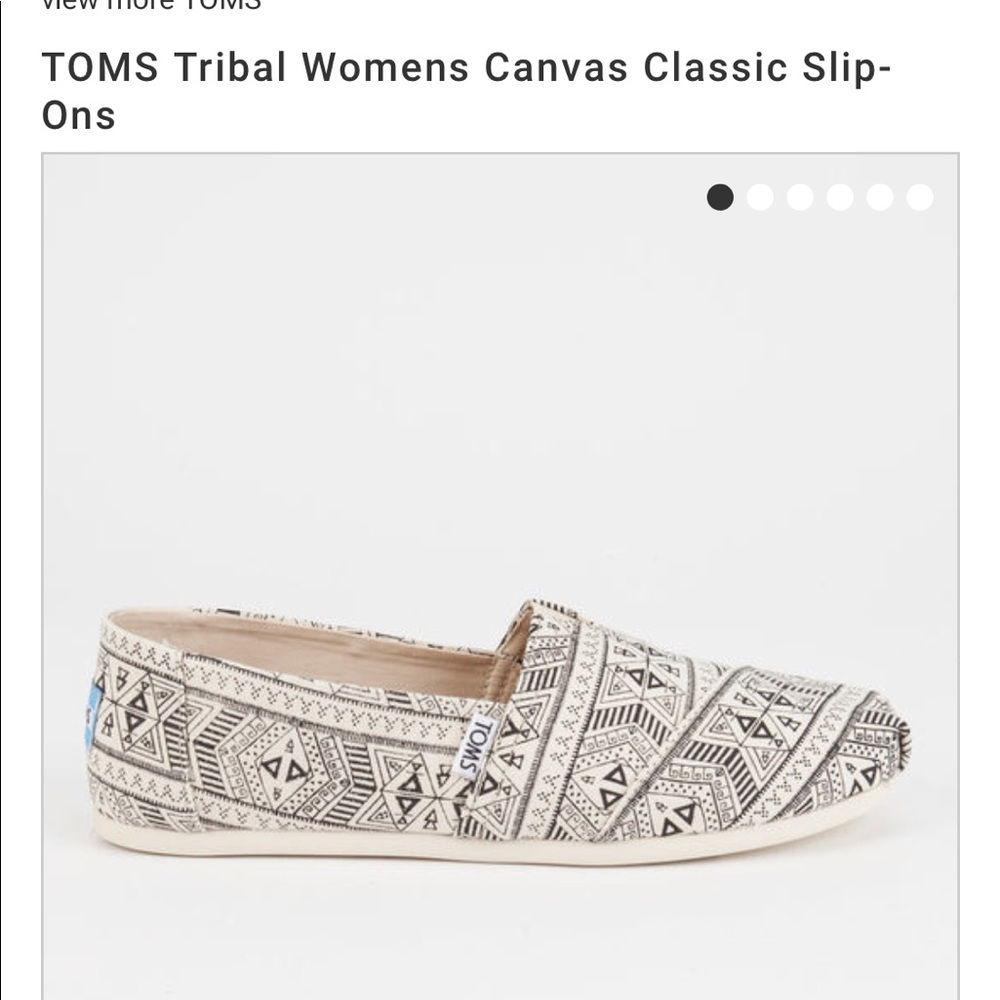 NWT toms women’s classic tribal